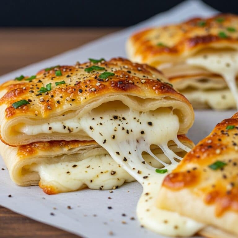 Cheesy Garlic Butter Rollups Recipe