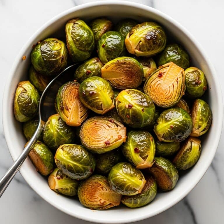 Sriracha Sweet Chili Brussels Sprouts Recipe