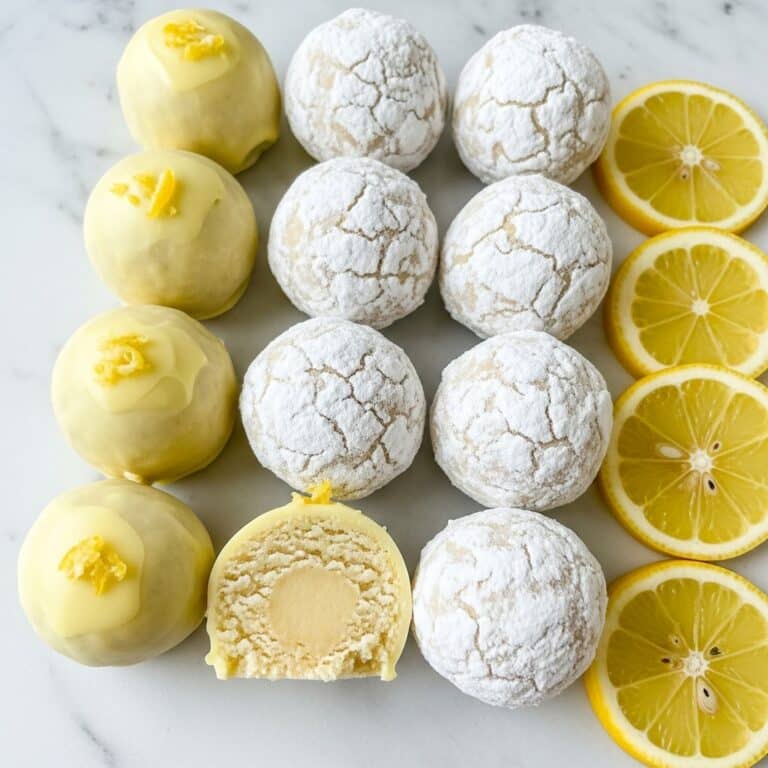 3-Ingredient Lemon Truffles Recipe