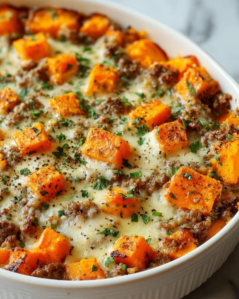 Ground Turkey Sweet Potato Bake Recipe