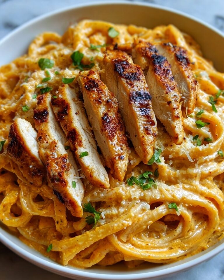 Creamy One Pot Cajun Chicken Linguine with Garlic Parmesan Sauce Recipe
