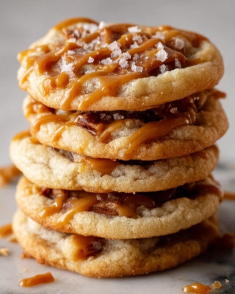 Salted Caramel Toffee Cookies Recipe