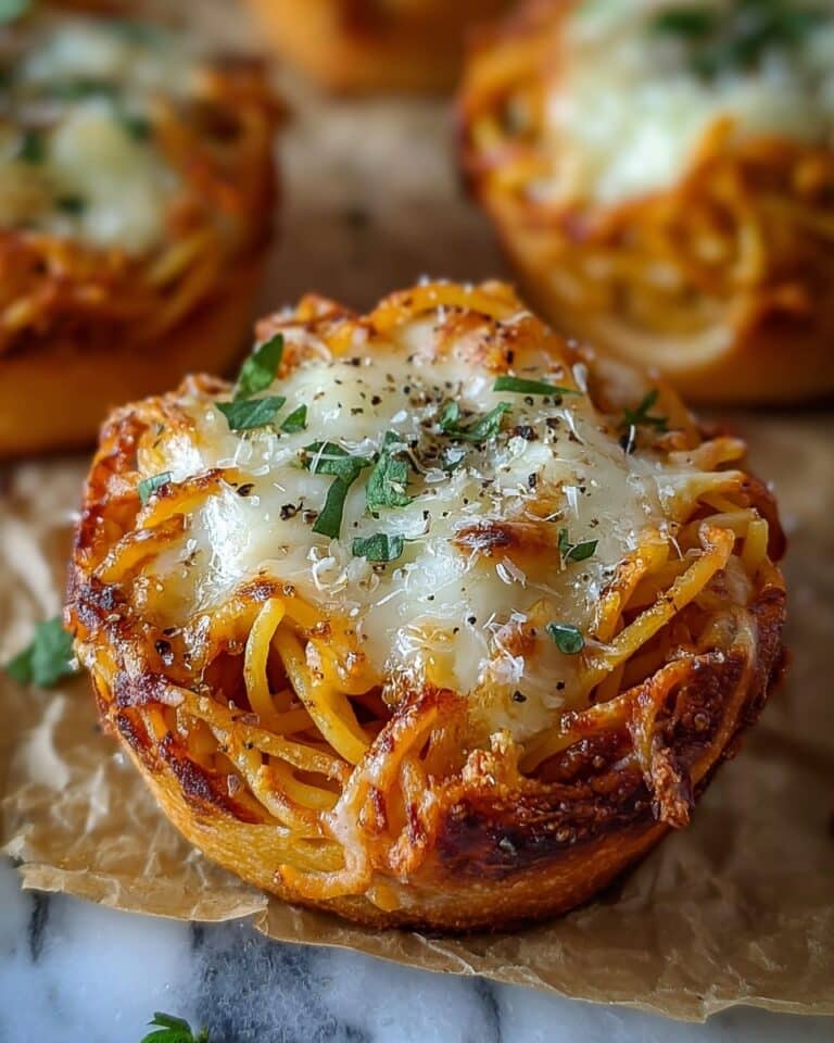 Spaghetti Garlic Bread Recipe