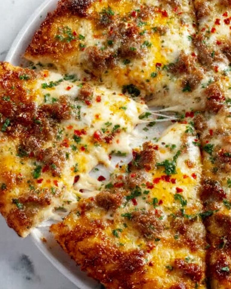 Cheese Crust Breakfast Pizza Recipe