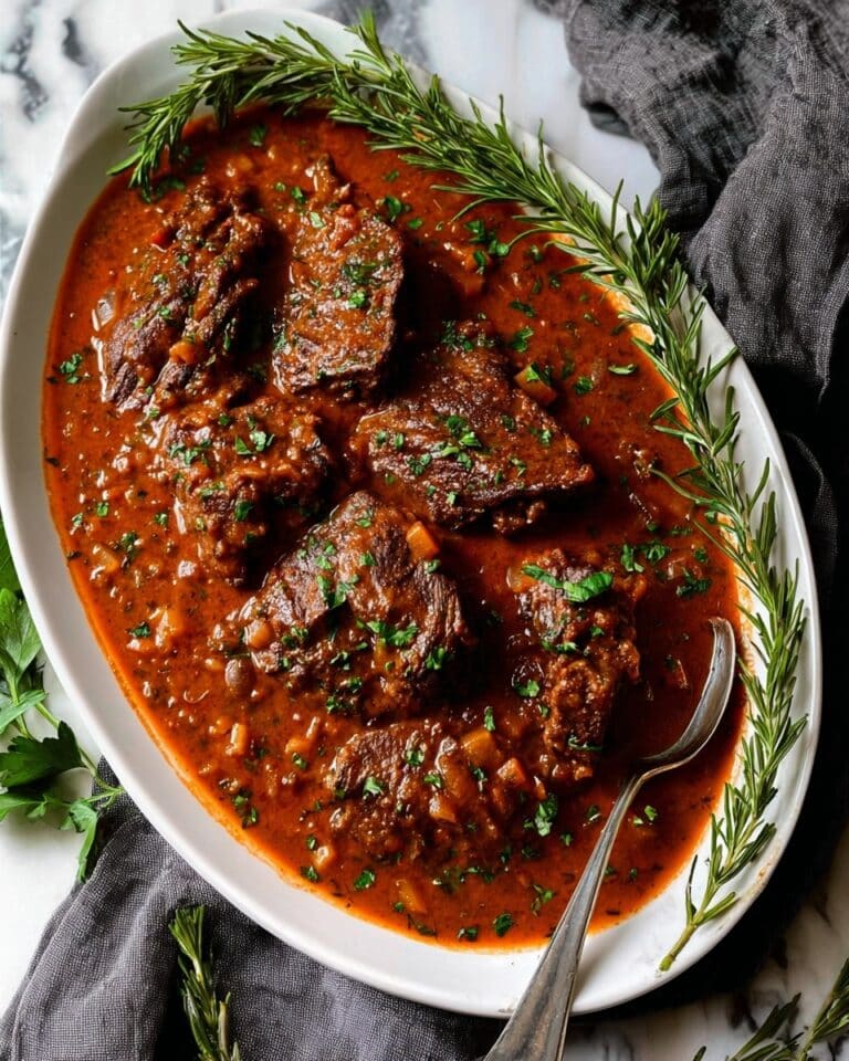 Italian Pot Roast (Stracotto) with Oven-Baked Gorgonzola Polenta Recipe