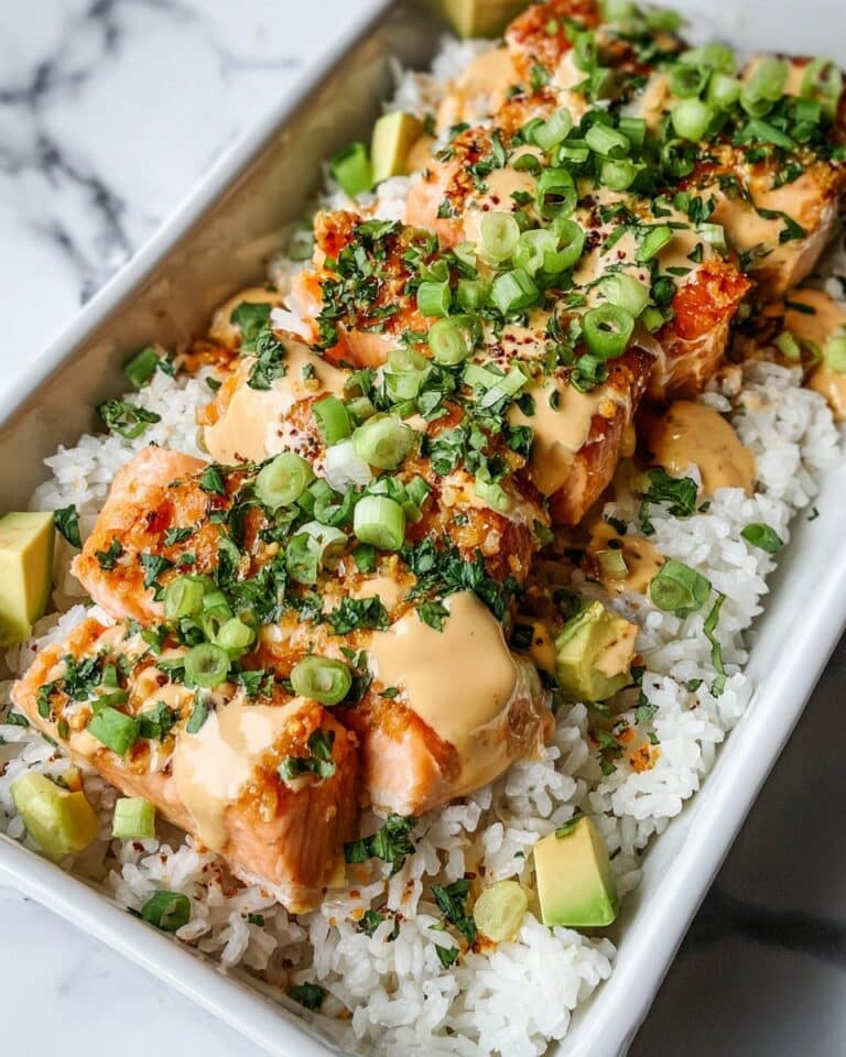 Teriyaki Salmon Sushi Bake Recipe
