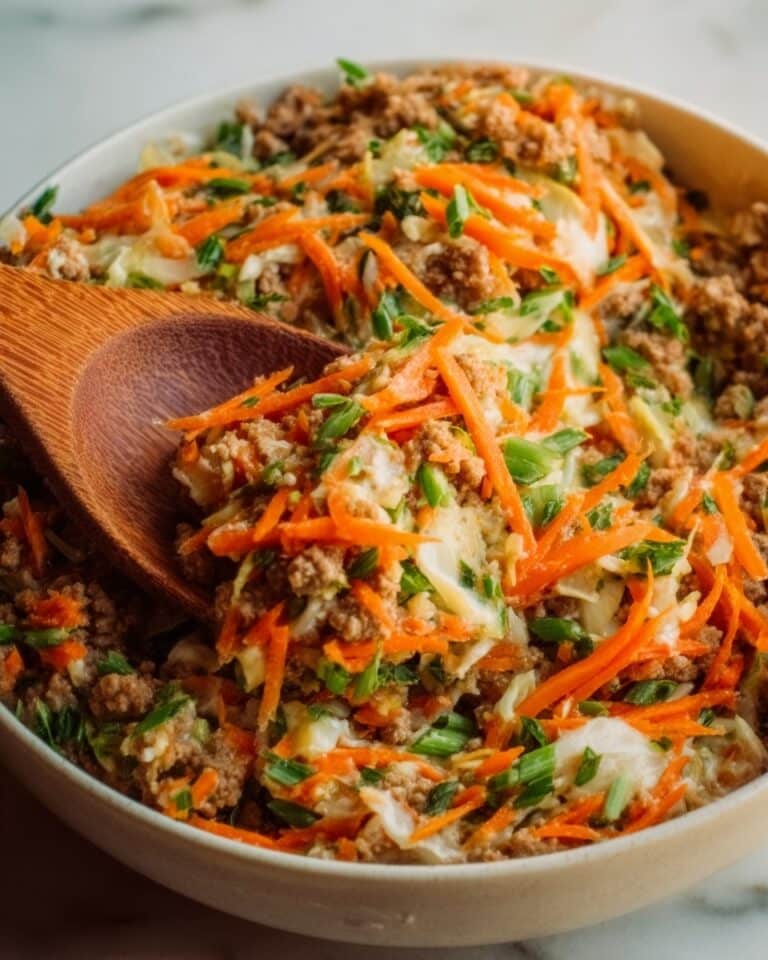 Ground Turkey Egg Roll Bowls Recipe