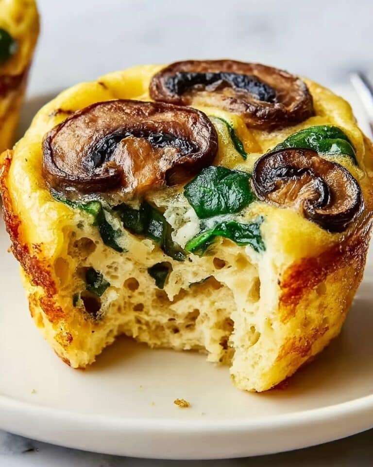 Mouthwatering Spinach and Mushroom Quiche Muffins Recipe