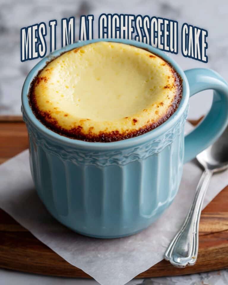 Decadent Cheesecake in a Mug Recipe