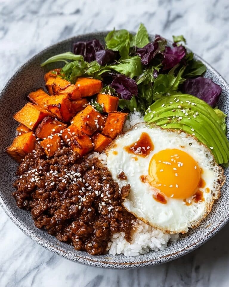 Hot Honey Ground Beef Bowls Recipe