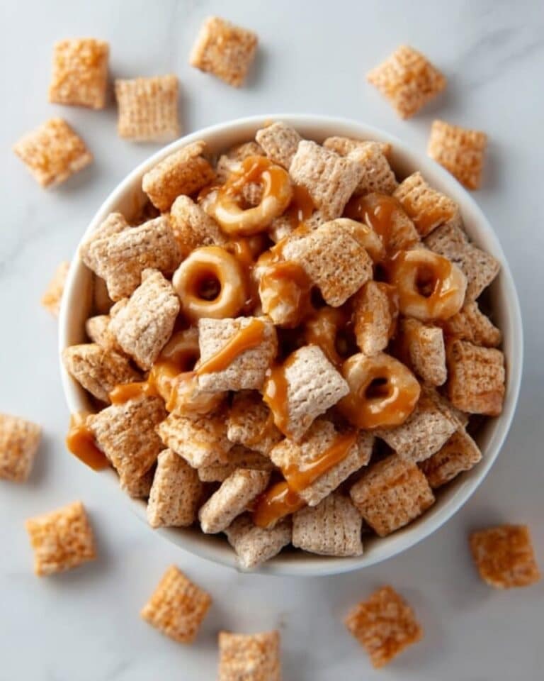 Salted Caramel Muddy Buddies Recipe