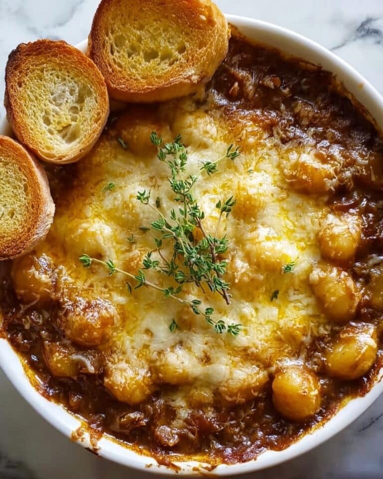 Simple Baked French Onion Gnocchi Recipe