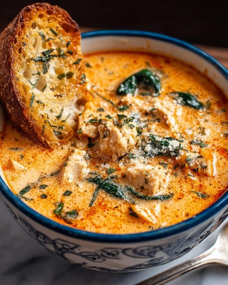 Crock Pot Creamy Chicken Parmesan Soup Recipe