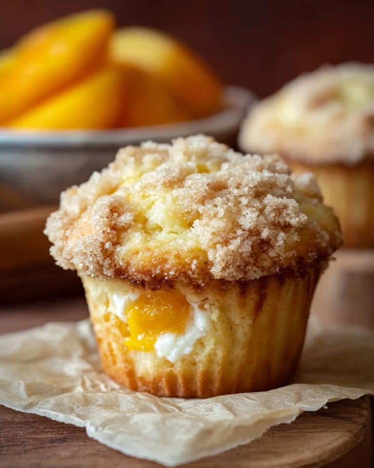 Peaches and Cream Muffins Recipe