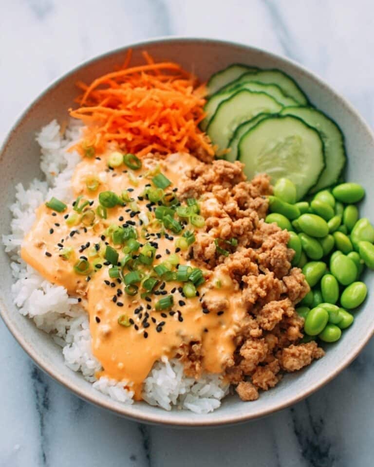 Ground Turkey Rice Bowls with Spicy Bang Bang Sauce Recipe