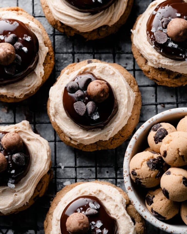 Chocolate-Covered Cookie Dough Cookies Recipe