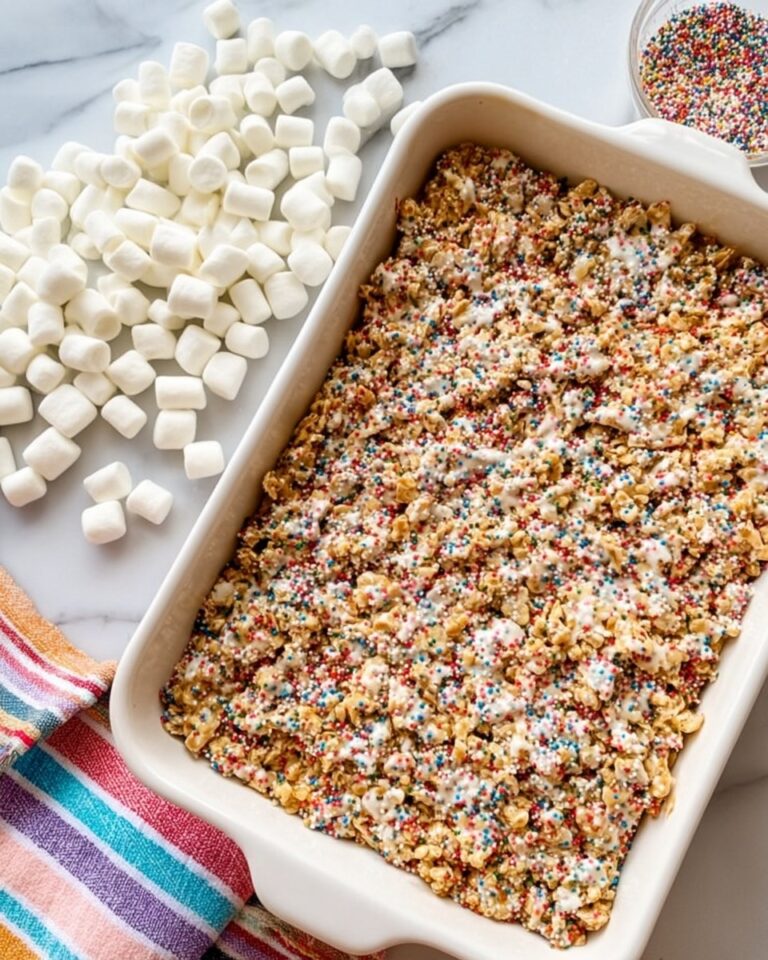 Cake Batter Rice Krispie Treats Recipe