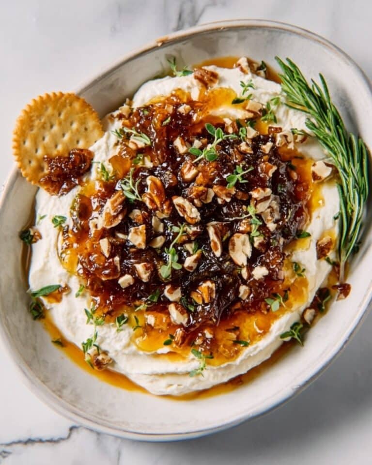 Goat Cheese Appetizer Spread with Fig Jam and Pecans Recipe