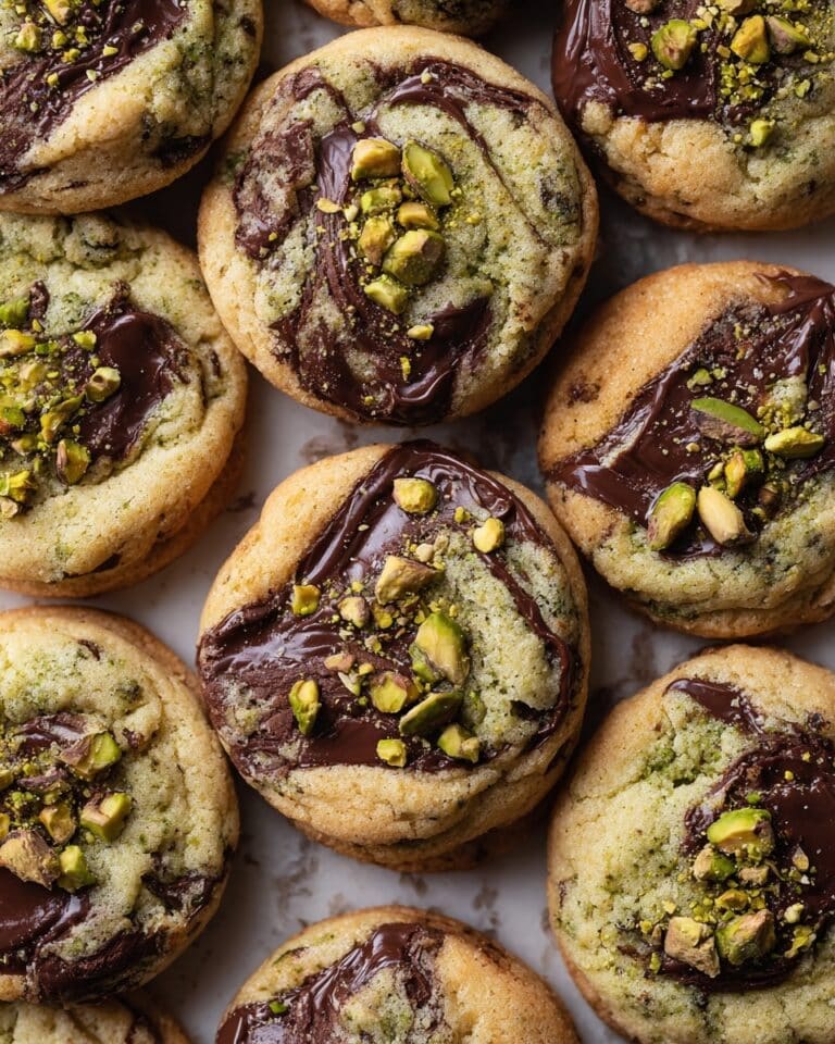 Pistachio Cream Chocolate Chip Cookies Recipe