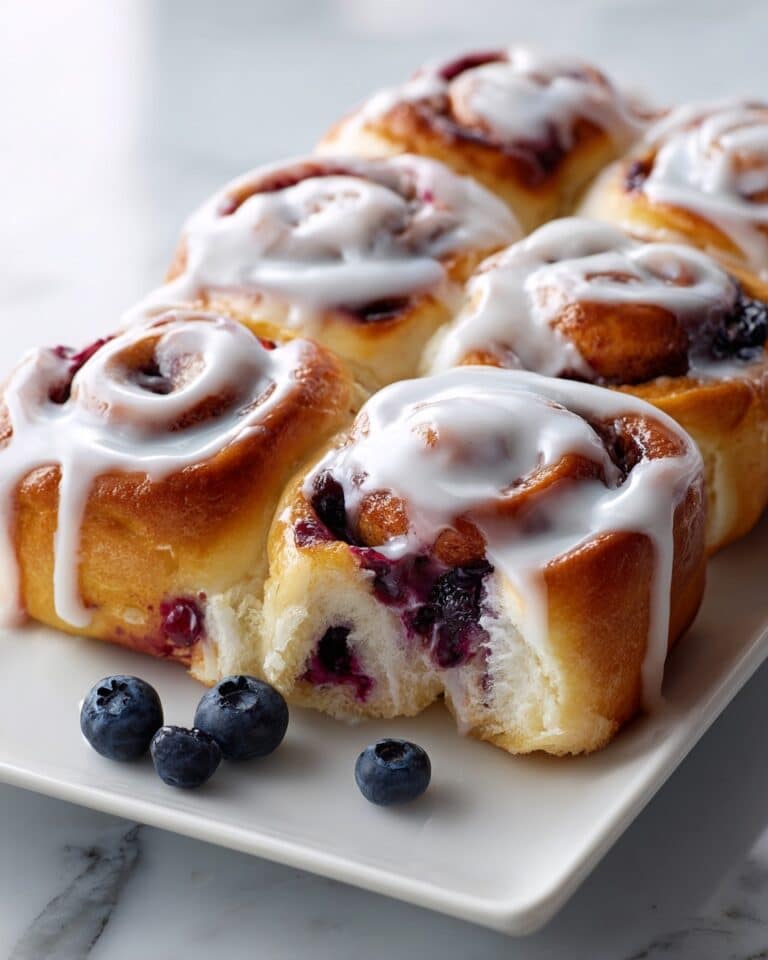 Lemon Blueberry Sweet Rolls Recipe