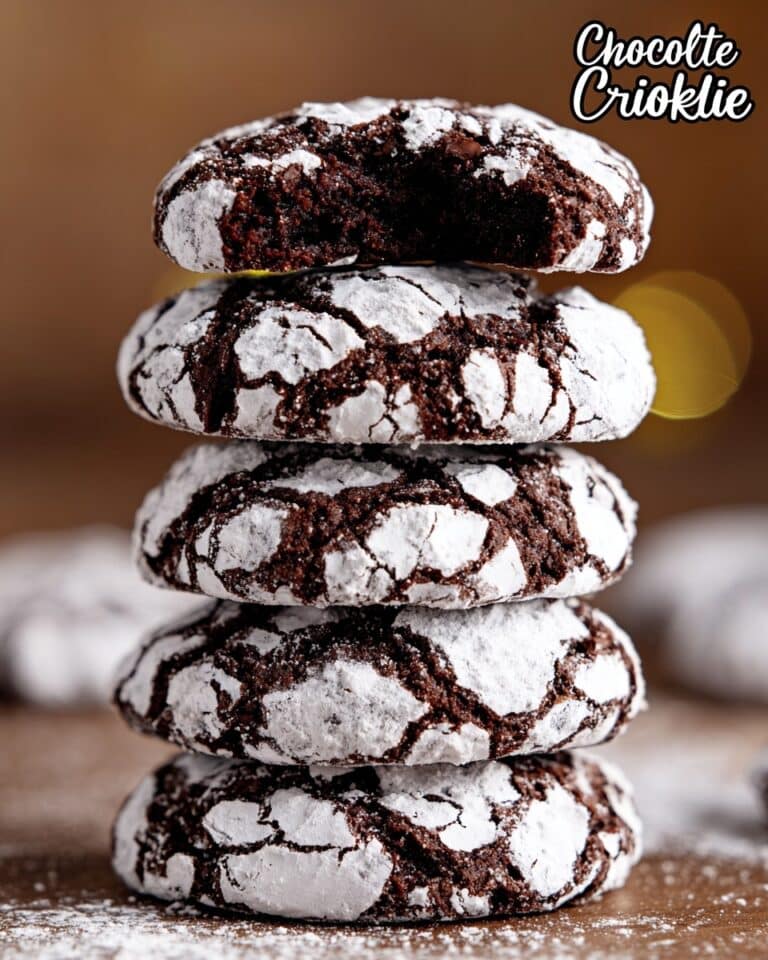 Vintage Chocolate Crinkle Cookies Recipe